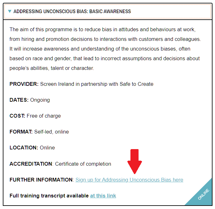Code of Behaviour - Screen Snap